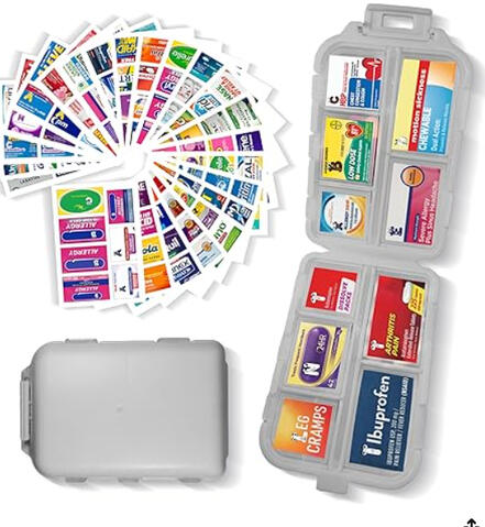 compact medication organizer for on-the-go