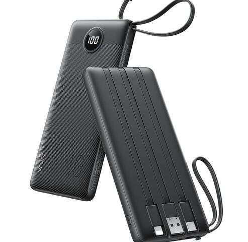 Slim power bank for portable phone charging