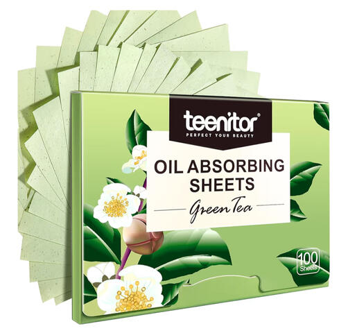 oil blotting papers to touch up makeup when traveling