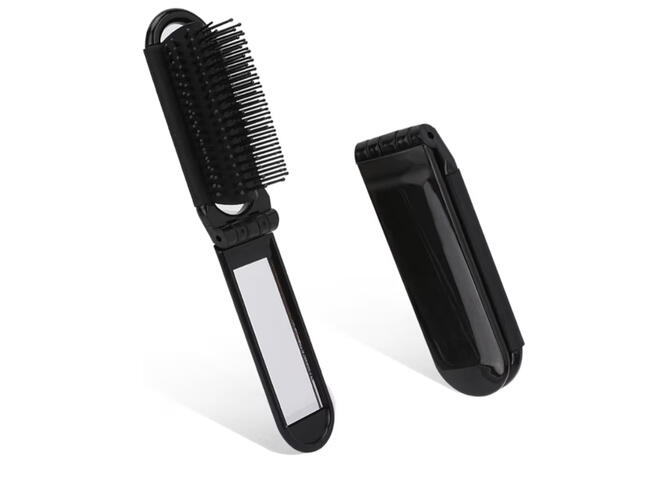 folding hairbrush for travel personal care