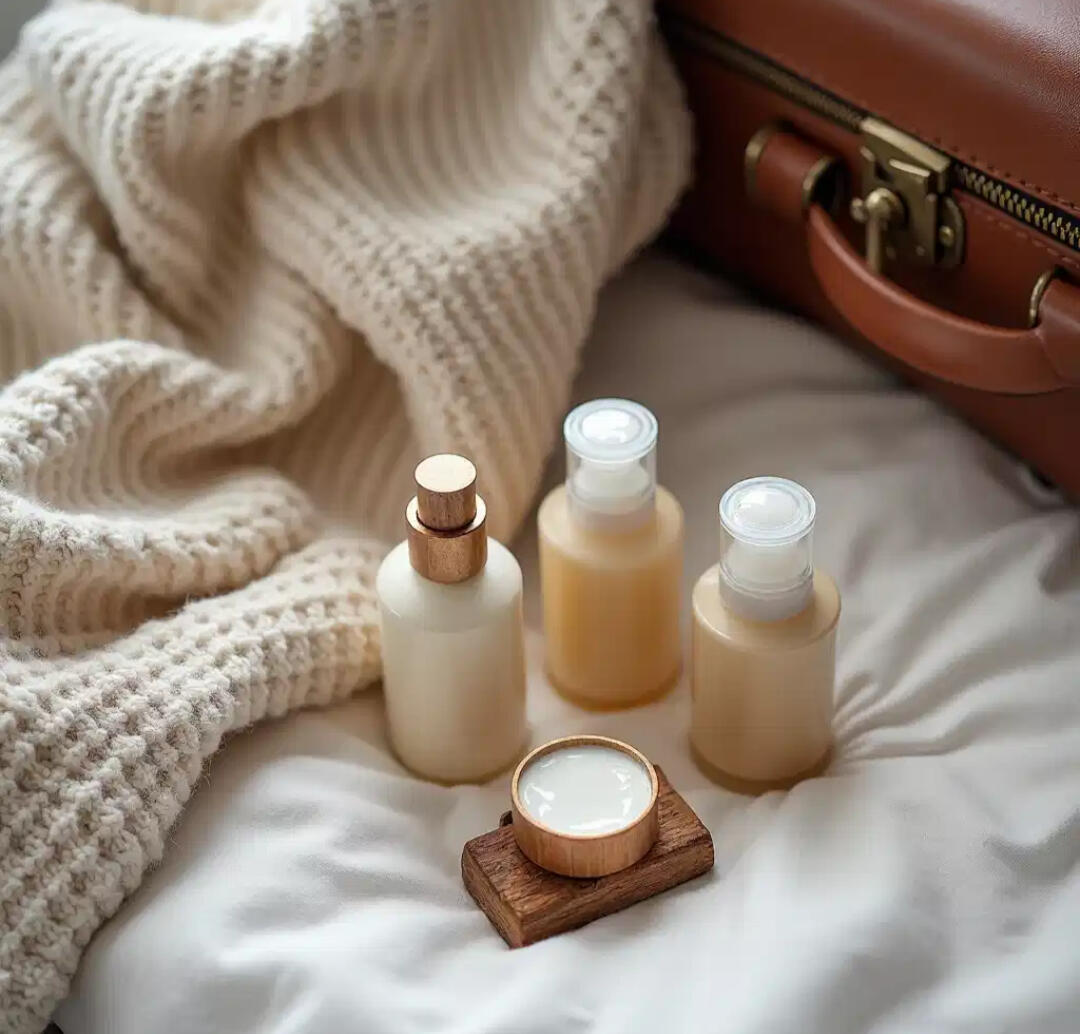 Travel personal care essentials section main image Travel toiletries header image