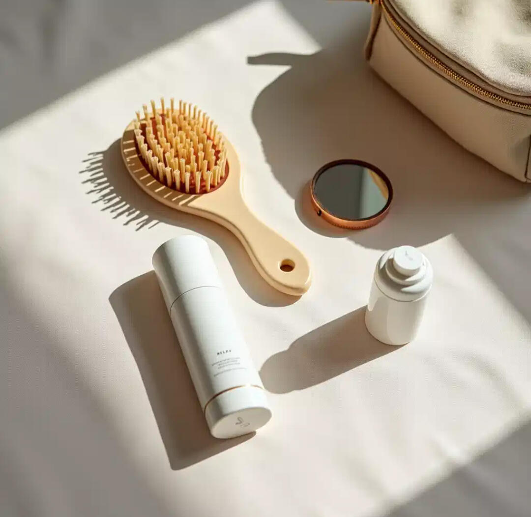 Travel personal care essentials section main image Travel toiletries header image